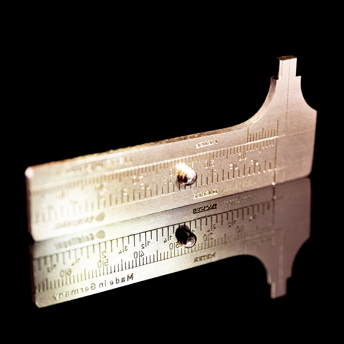 Sliding Brass Measuring Gauge